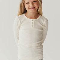 Organic Cotton Everyday Legging - Claudette Pearl Blue Childrens Legging from Jamie Kay NZ