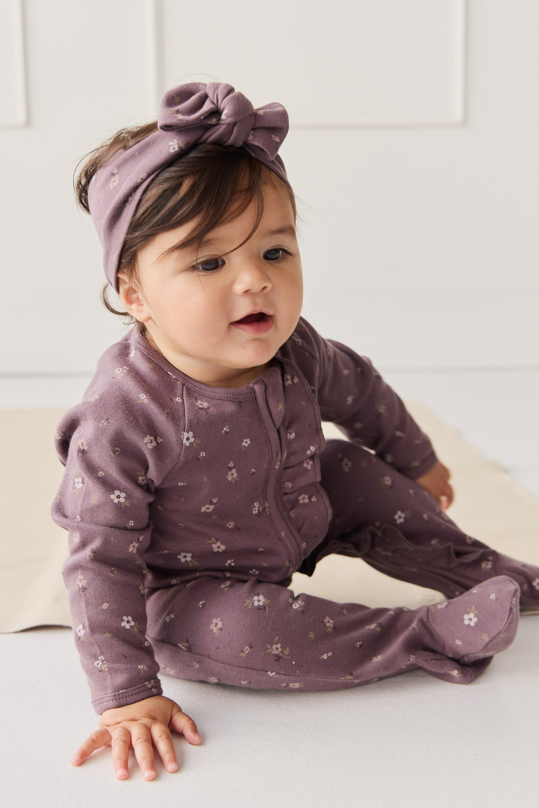 Organic Cotton Melanie Onepiece - Goldie Huckleberry Large Childrens Onepiece from Jamie Kay NZ