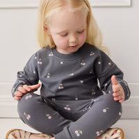 Organic Cotton Morgan Track Pant - Cherry Love Lava Childrens Pant from Jamie Kay NZ