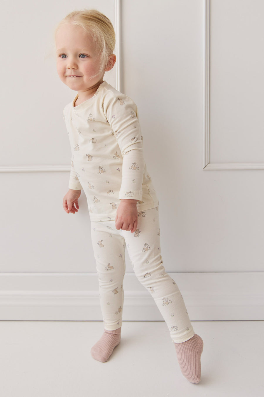 Organic Cotton Avis Long Sleeve Pyjama Set - Pennys Baby Friends Childrens Pyjama from Jamie Kay NZ