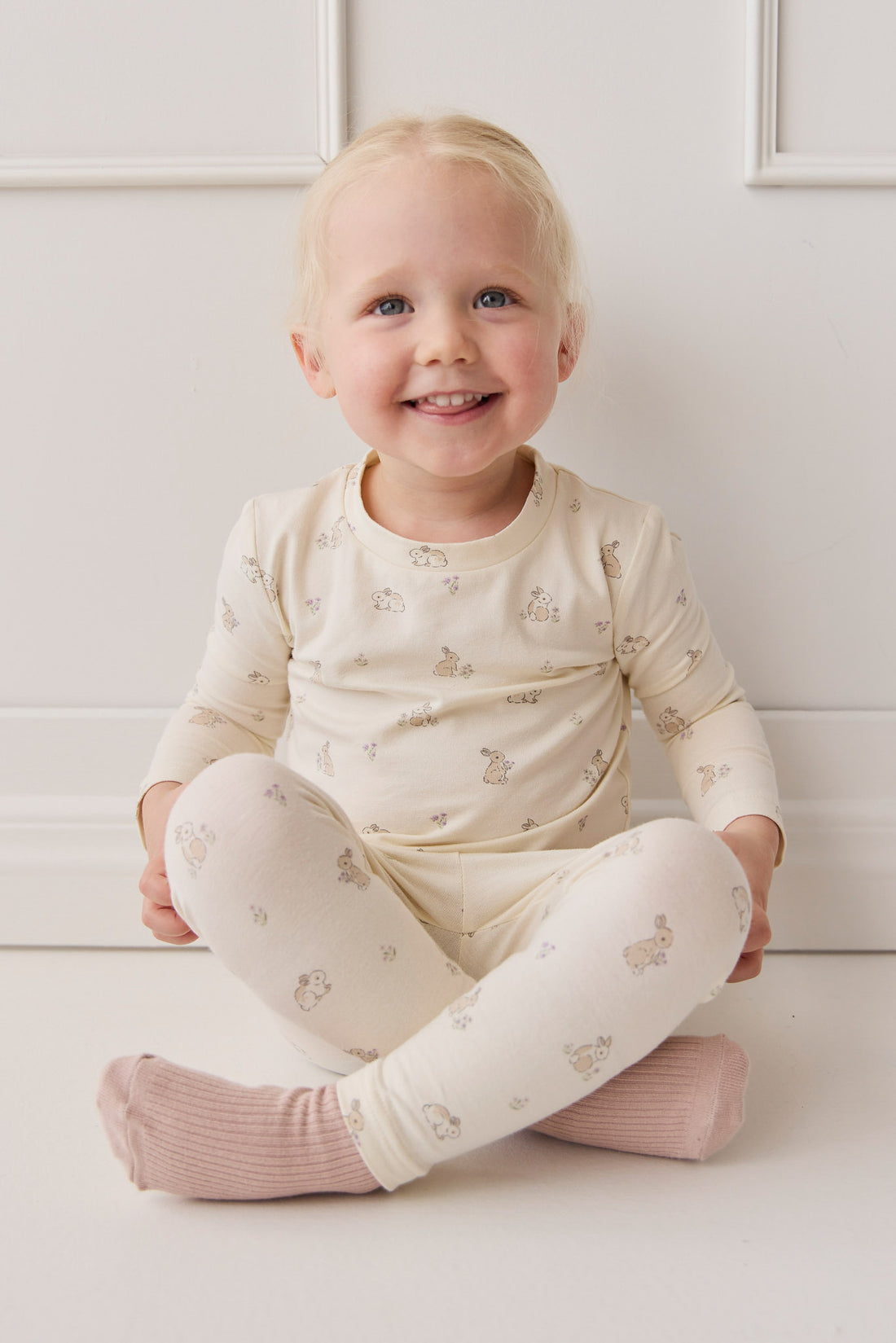 Organic Cotton Avis Long Sleeve Pyjama Set - Pennys Baby Friends Childrens Pyjama from Jamie Kay NZ