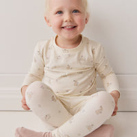 Organic Cotton Avis Long Sleeve Pyjama Set - Pennys Baby Friends Childrens Pyjama from Jamie Kay NZ