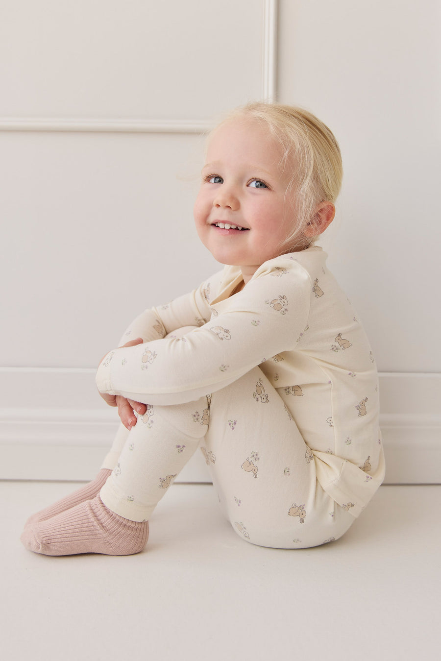 Organic Cotton Avis Long Sleeve Pyjama Set - Pennys Baby Friends Childrens Pyjama from Jamie Kay NZ