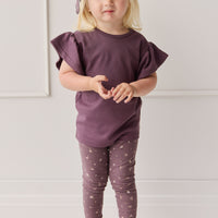 Pima Cotton Leah Top - Blackberry Childrens Top from Jamie Kay NZ