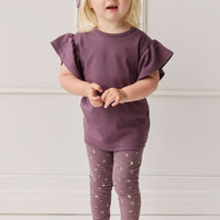 Pima Cotton Leah Top - Blackberry Childrens Top from Jamie Kay NZ