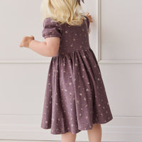 Organic Cotton Meadow Dress - Goldie Huckleberry Large Childrens Dress from Jamie Kay NZ