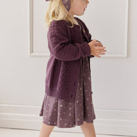 Organic Cotton Meadow Dress - Goldie Huckleberry Large Childrens Dress from Jamie Kay NZ