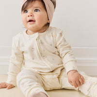 Organic Cotton Reese Zip Onepiece - Pennys Baby Friends Childrens Pyjama from Jamie Kay NZ