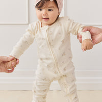 Organic Cotton Reese Zip Onepiece - Pennys Baby Friends Childrens Pyjama from Jamie Kay NZ