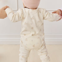 Organic Cotton Reese Zip Onepiece - Pennys Baby Friends Childrens Pyjama from Jamie Kay NZ