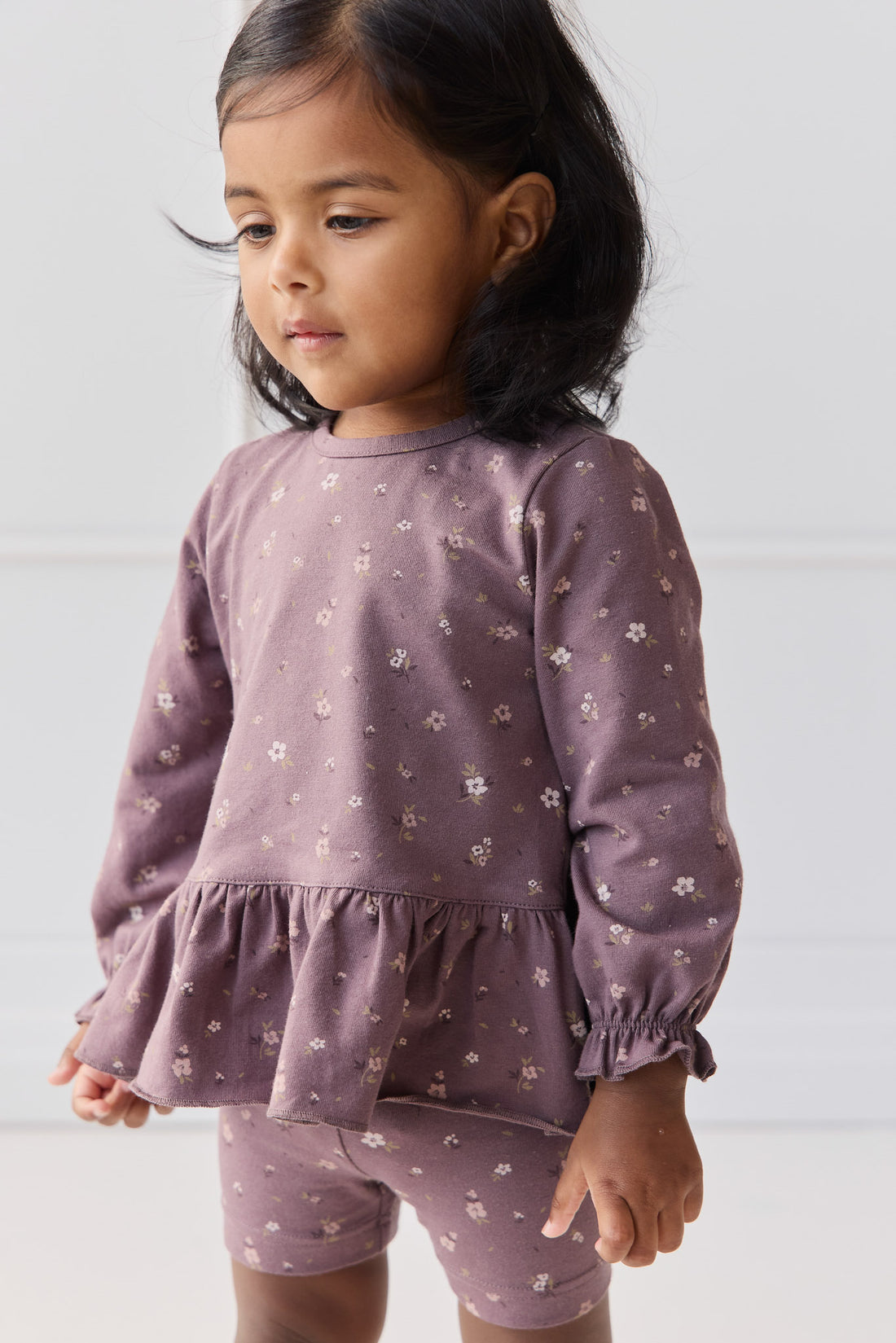 Organic Cotton Bailey Top - Goldie Huckleberry Large Childrens Top from Jamie Kay NZ