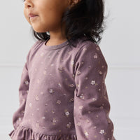 Organic Cotton Bailey Top - Goldie Huckleberry Large Childrens Top from Jamie Kay NZ