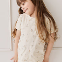 Organic Cotton Skye Short Sleeve Pyjama Set - Pennys Baby Friends Childrens Pyjama from Jamie Kay NZ