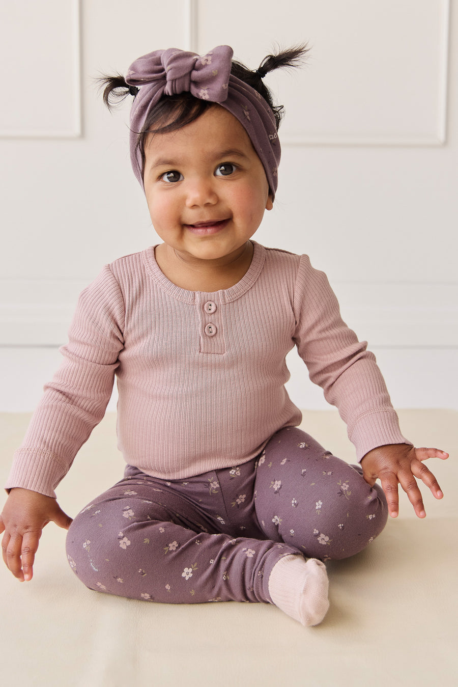 Organic Cotton Everyday Legging - Goldie Huckleberry Large Childrens Legging from Jamie Kay NZ