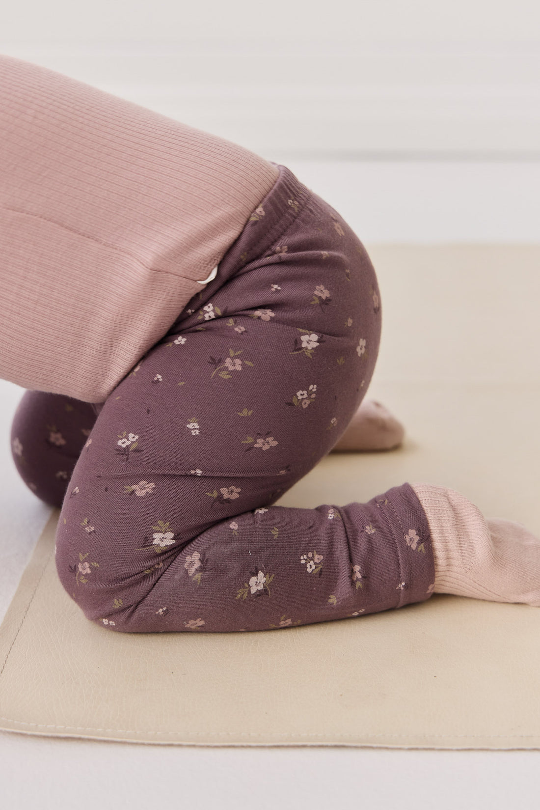 Organic Cotton Everyday Legging - Goldie Huckleberry Large Childrens Legging from Jamie Kay NZ