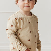 Organic Cotton Altas Pyjama Long Sleeve Set - Tommy Tigers Childrens Pyjama from Jamie Kay NZ