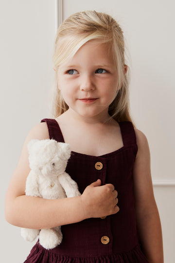 Organic Cotton Muslin Indie Top - Fig Childrens Top from Jamie Kay NZ