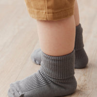 Classic Rib Sock - Dawn Childrens Sock from Jamie Kay NZ