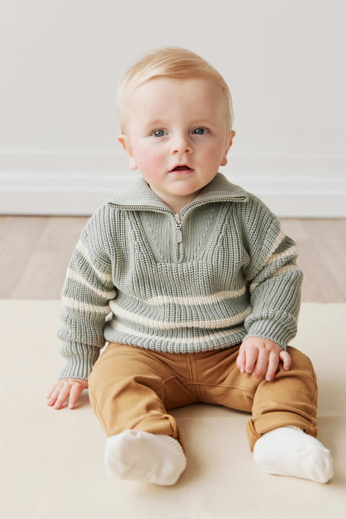 Austin Woven Pant - Clove Childrens Pant from Jamie Kay NZ