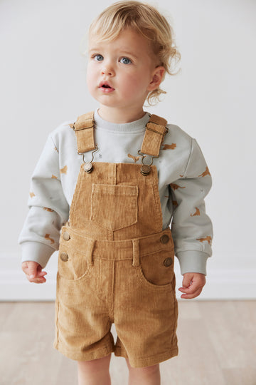 Casey Cord Short Overall - Bronzed Childrens Overall from Jamie Kay NZ