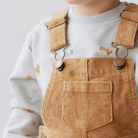 Casey Cord Short Overall - Bronzed Childrens Overall from Jamie Kay NZ