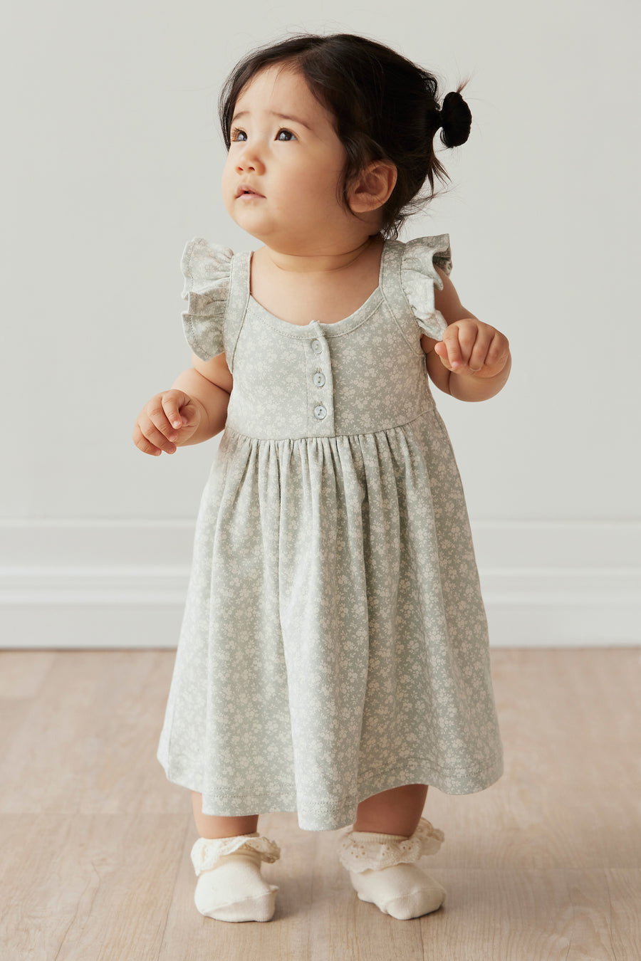 Organic Cotton Sienna Dress - Rosalie Fields Bluefox Childrens Dress from Jamie Kay NZ