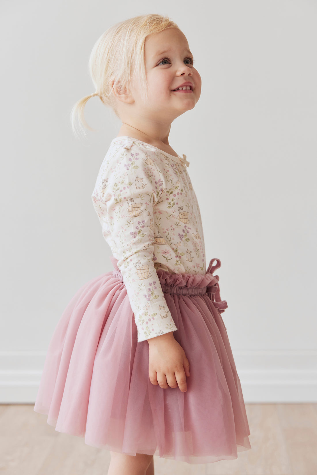 Organic Cotton Long Sleeve Top - Moons Garden Childrens Top from Jamie Kay NZ