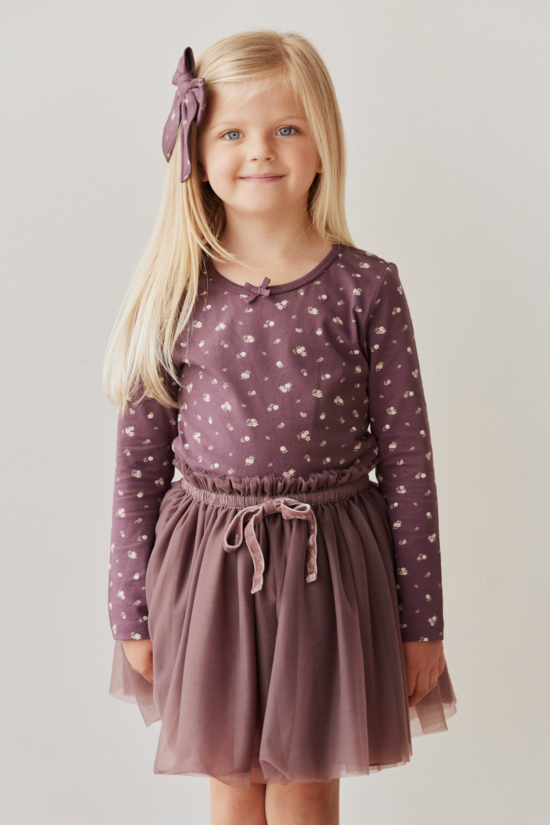 Organic Cotton Noelle Bow - Irina Fig Childrens Bow from Jamie Kay NZ