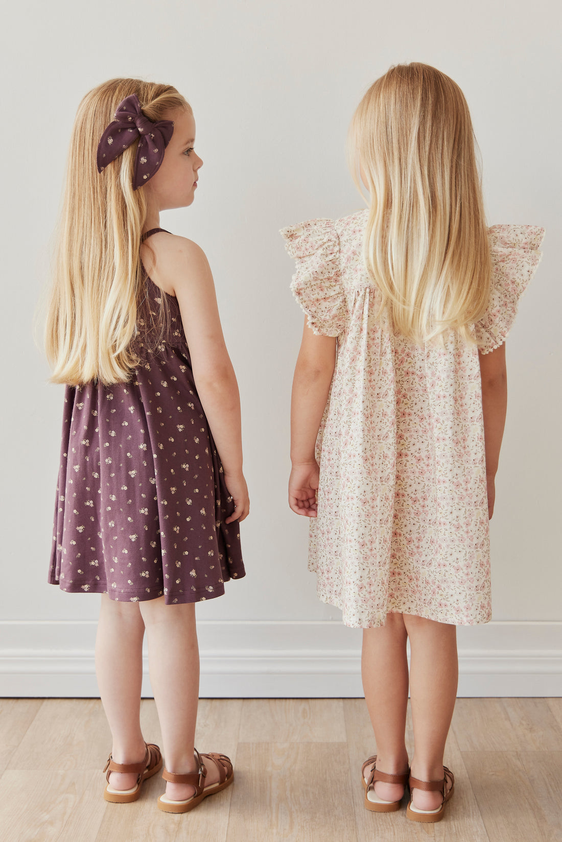 Organic Cotton Eleanor Dress - Fifi Floral Childrens Dress from Jamie Kay NZ