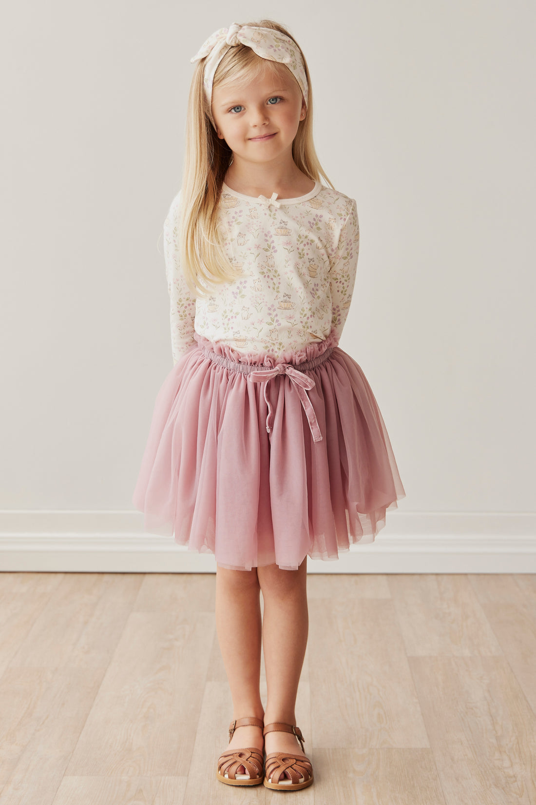 Organic Cotton Long Sleeve Top - Moons Garden Childrens Top from Jamie Kay NZ