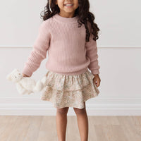 Leon Jumper - Shell Pink Childrens Jumper from Jamie Kay NZ