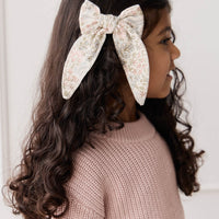 Organic Cotton Bow - April Glacier Childrens Bow from Jamie Kay NZ