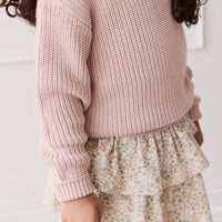 Leon Jumper - Shell Pink Childrens Jumper from Jamie Kay NZ