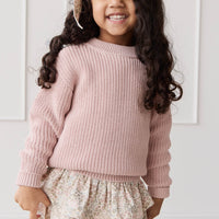 Leon Jumper - Shell Pink Childrens Jumper from Jamie Kay NZ