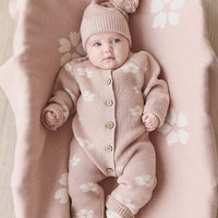 Camille Onepiece - Frankie Knit Rose Childrens Onepiece from Jamie Kay NZ