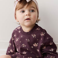 Organic Cotton Penny Sweat - Petite Fleur Childrens Sweatshirting from Jamie Kay NZ