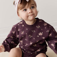 Organic Cotton Penny Sweat - Petite Fleur Childrens Sweatshirting from Jamie Kay NZ