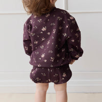 Organic Cotton Penny Sweat - Petite Fleur Childrens Sweatshirting from Jamie Kay NZ