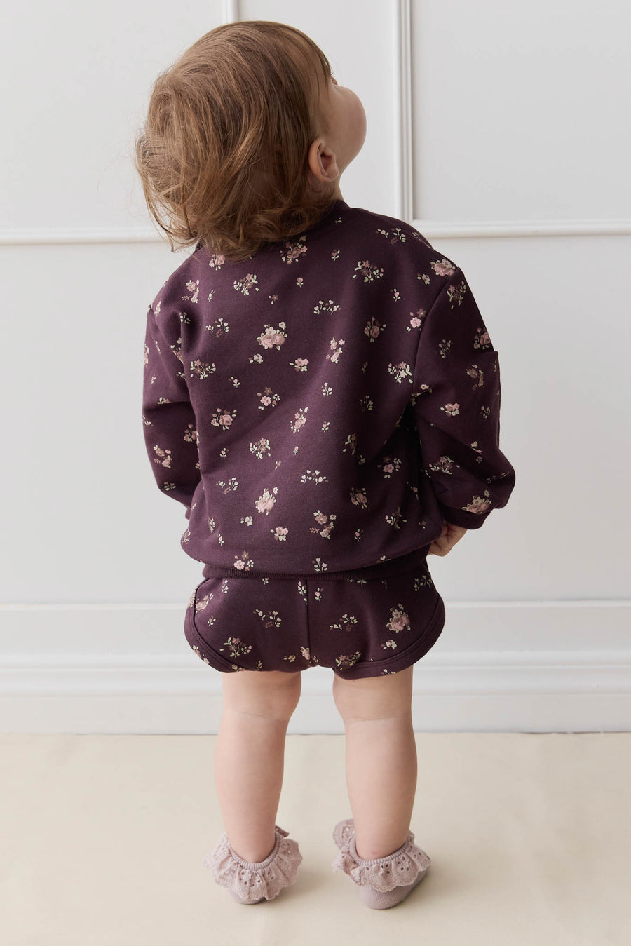 Organic Cotton Penny Sweat - Petite Fleur Childrens Sweatshirting from Jamie Kay NZ