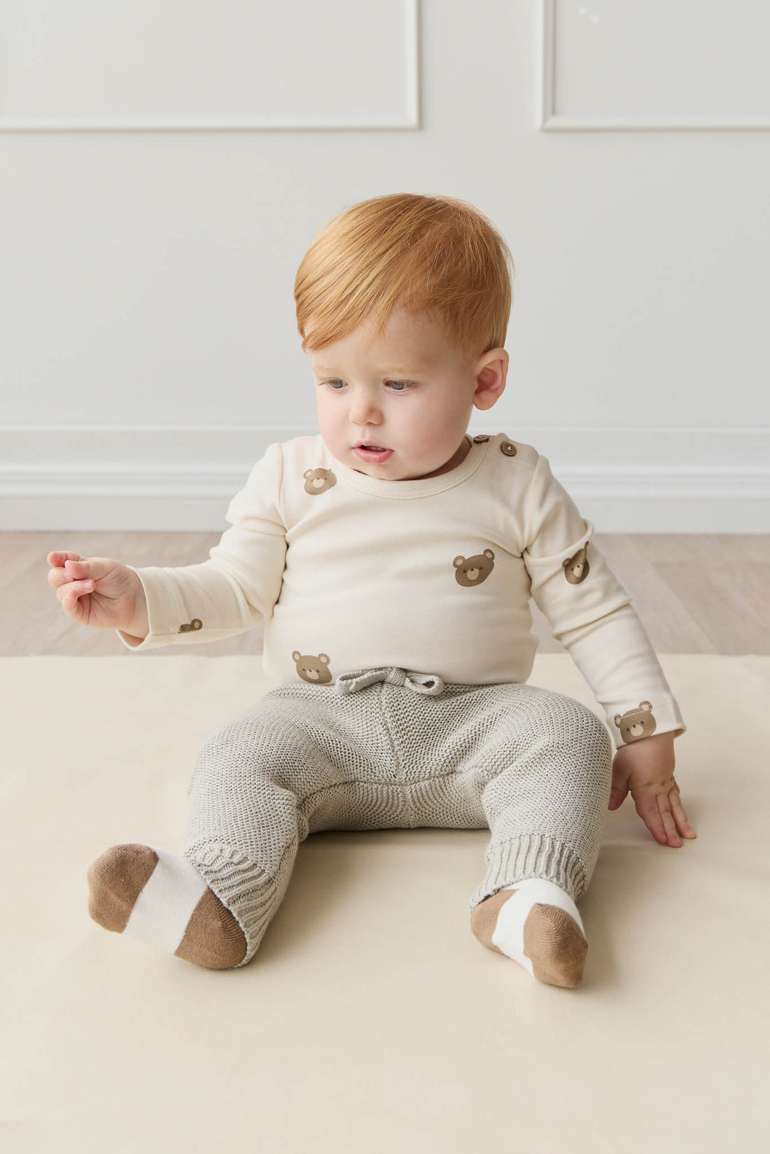 Ethan Pant - Moss Marle Childrens Pant from Jamie Kay NZ