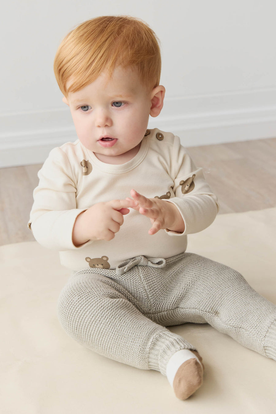 Ethan Pant - Moss Marle Childrens Pant from Jamie Kay NZ