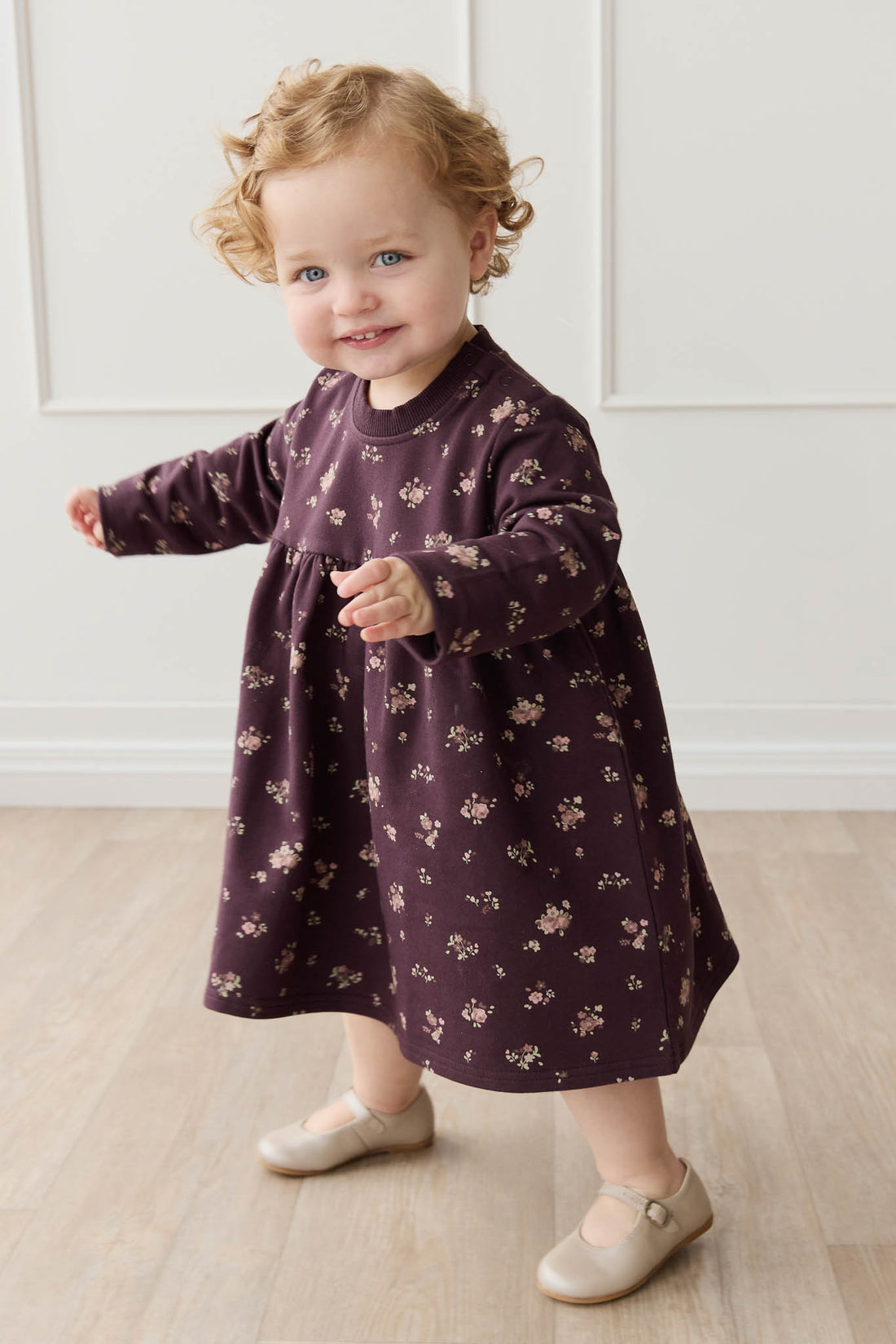 Organic Cotton Charlotte Dress - Petite Fleur Childrens Dress from Jamie Kay NZ