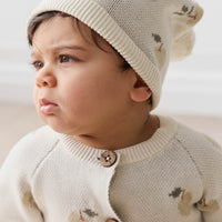 Ethan Hat - Jacquard Fresh Apple Tofu Childrens Hat from Jamie Kay NZ