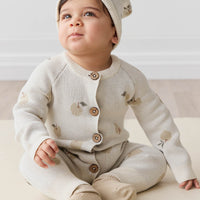 Marlow Onepiece - Jacquard Fresh Apple Tofu Childrens Onepiece from Jamie Kay NZ