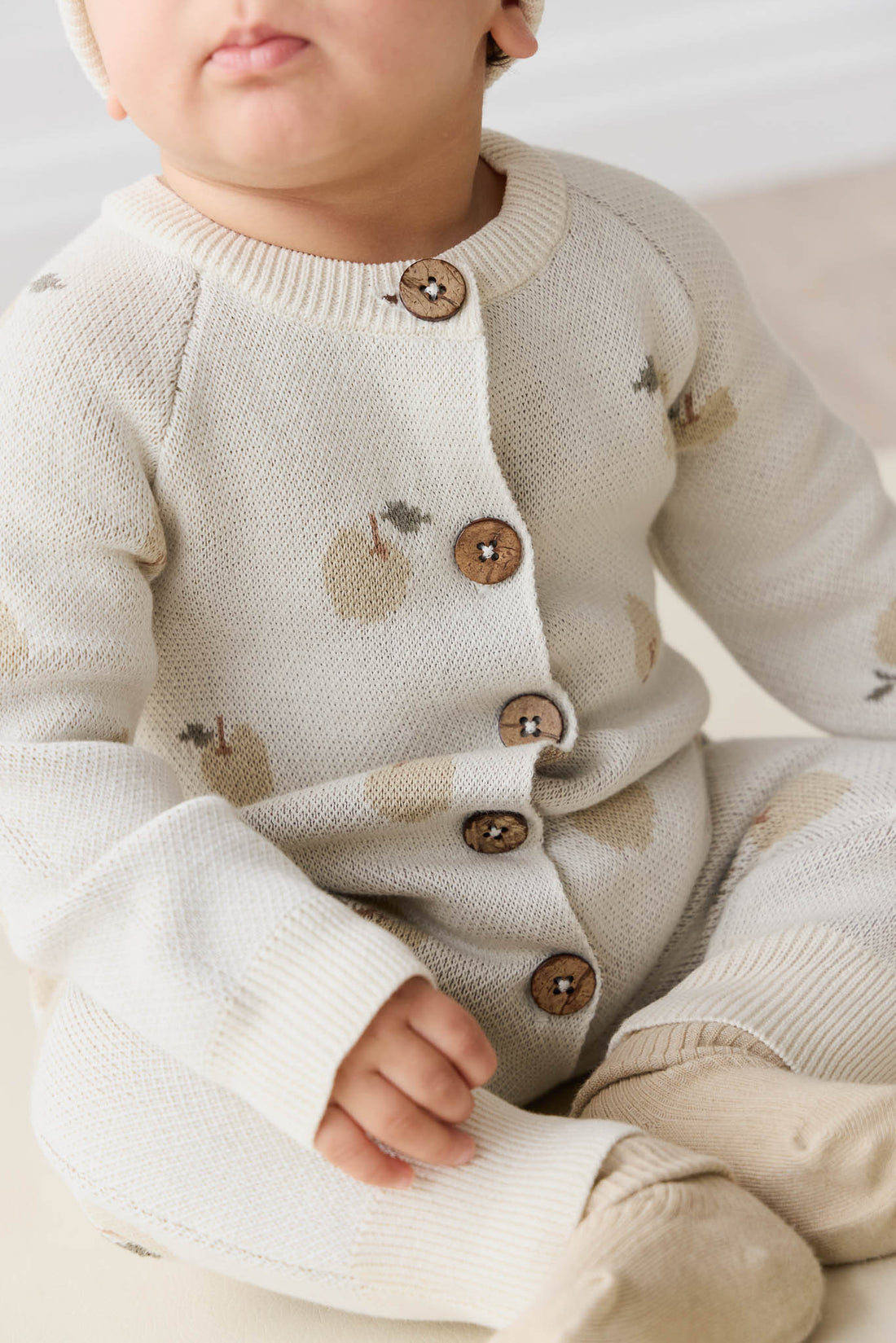 Marlow Onepiece - Jacquard Fresh Apple Tofu Childrens Onepiece from Jamie Kay NZ