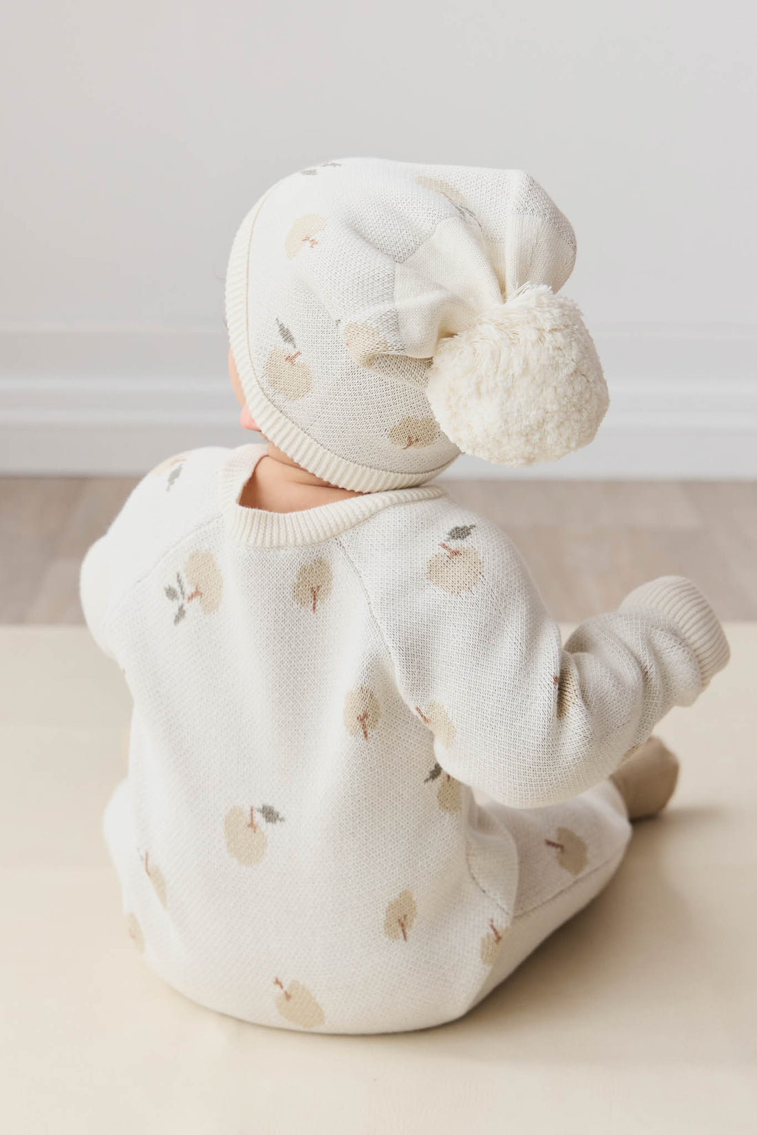 Marlow Onepiece - Jacquard Fresh Apple Tofu Childrens Onepiece from Jamie Kay NZ