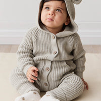 Bear Knit Onepiece - Moss Marle Childrens Onepiece from Jamie Kay NZ