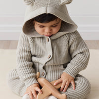 Bear Knit Onepiece - Moss Marle Childrens Onepiece from Jamie Kay NZ