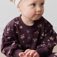 Organic Cotton Penny Sweat - Petite Fleur Childrens Sweatshirting from Jamie Kay NZ