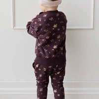 Organic Cotton Morgan Track Pant - Petite Fleur Childrens Pant from Jamie Kay NZ